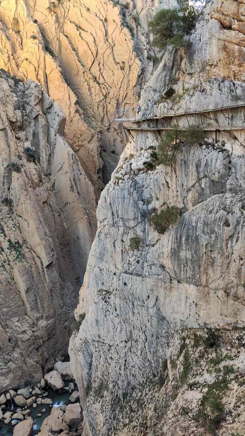 Caminito del rey acantilado