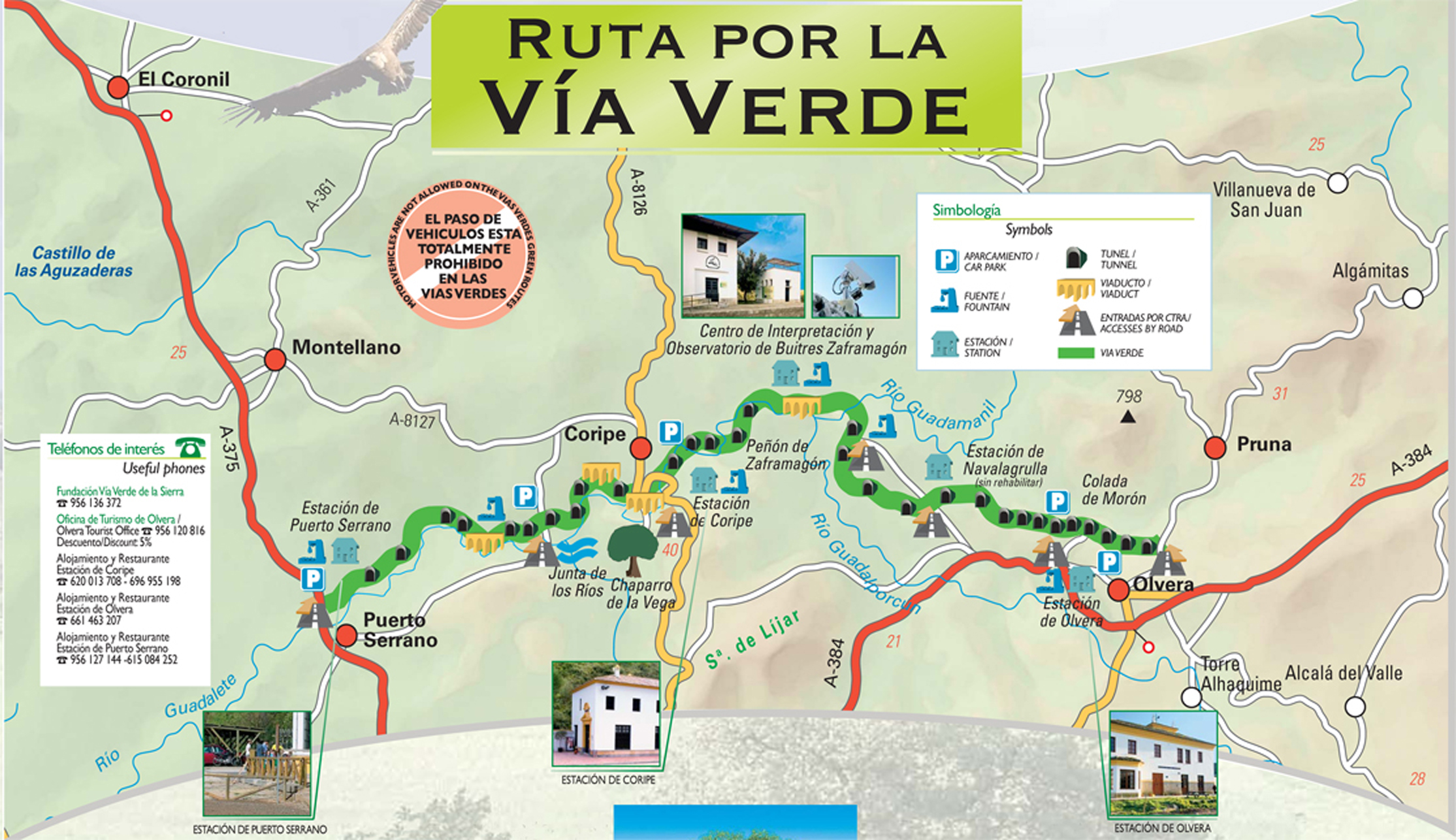 mapa via verde olvera